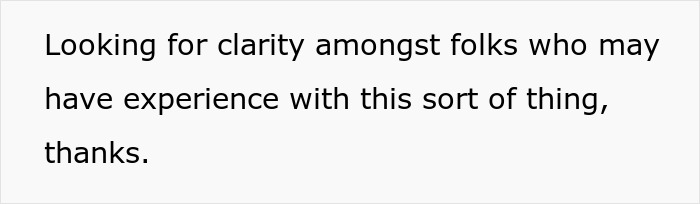 Text post reading looking for clarity amongst folks who may have experience with 8-year-old spends the night at mom's BF's house.