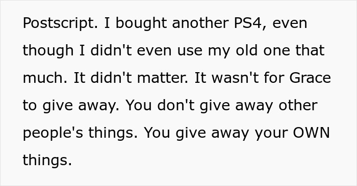 Text excerpt discussing a woman’s actions linking to gold digger and a harsh lesson from stepson. - 59