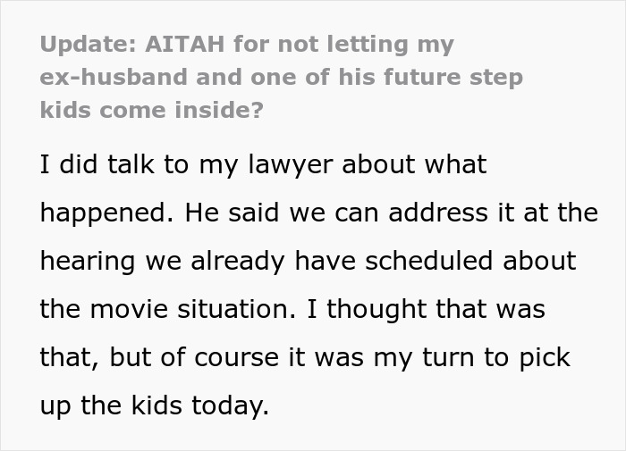 Woman called cruel for refusing ex's stepkid bathroom access, suspects stepkid wants to snoop in shared home dispute.