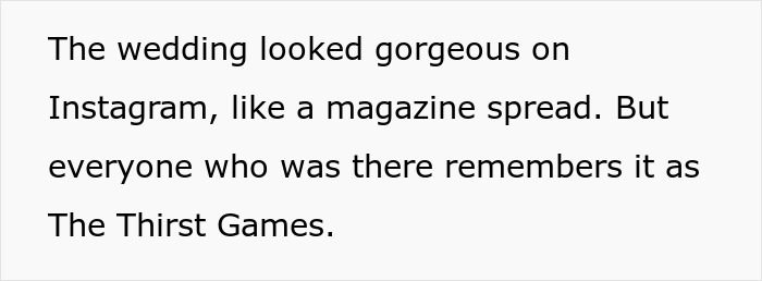 Bride bans water bottles at wedding, guests struggle in 102°F heat, prioritizing aesthetic over comfort. Bride bans water bottles at wedding, guests struggle in 102°F heat, prioritizing aesthetic over comfort.