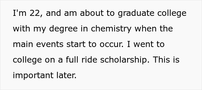 Text excerpt about a woman involved in a situation related to being a gold digger and a harsh lesson from her stepson. - 4