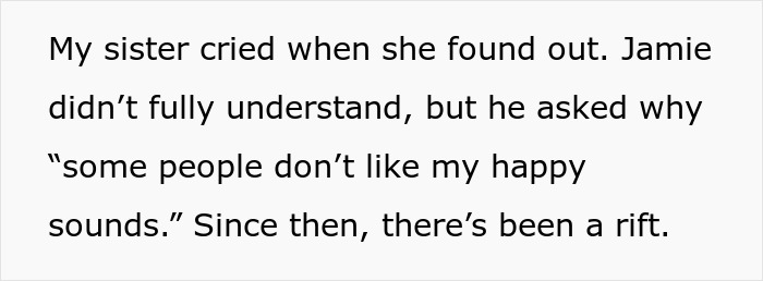 Text excerpt discussing a family rift after a bride called self-centered brat by groom’s parents over autistic nephew. Text excerpt discussing a family rift after a bride called self-centered brat by groom’s parents over autistic nephew.