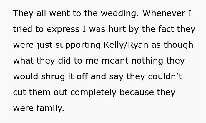 Woman refuses to forgive stepsister for stealing fiancé, facing toxic family pressures and emotional pain at wedding. - 9
