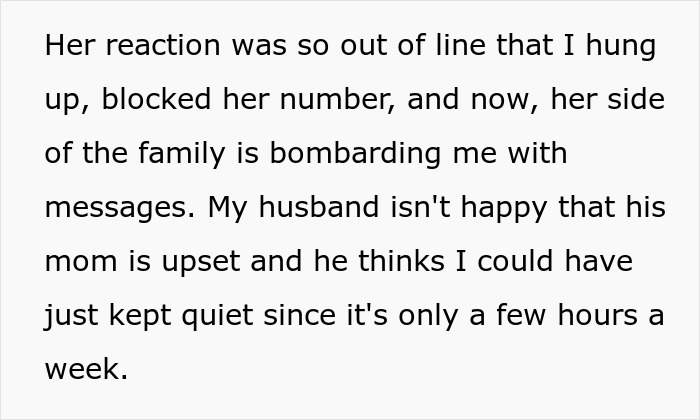 Woman replaces MIL as caregiver after allergy incidents, facing family backlash and legal threats in a tense situation.