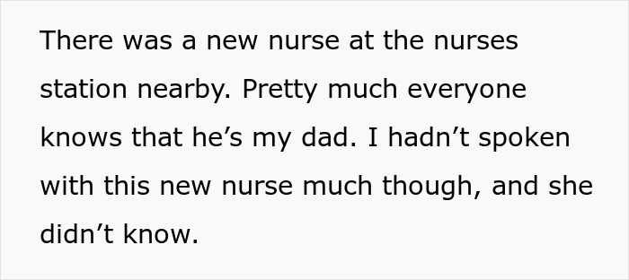 Text about a new nurse unaware of a family connection leading to an accusation involving an affair with father. Text about a new nurse unaware of a family connection leading to an accusation involving an affair with father.