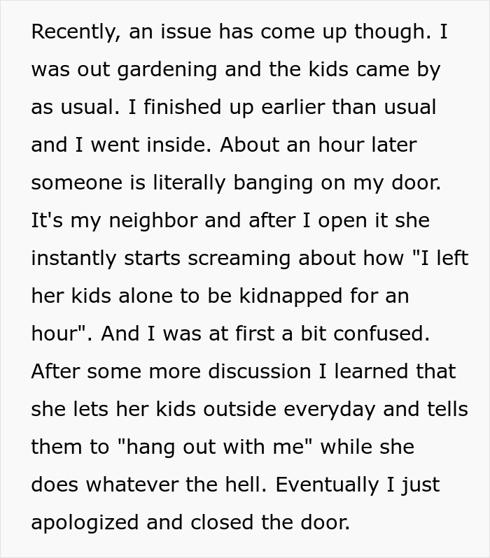 Man bans children from his property after confrontation with entitled parent about kids hanging out unsupervised. - 4