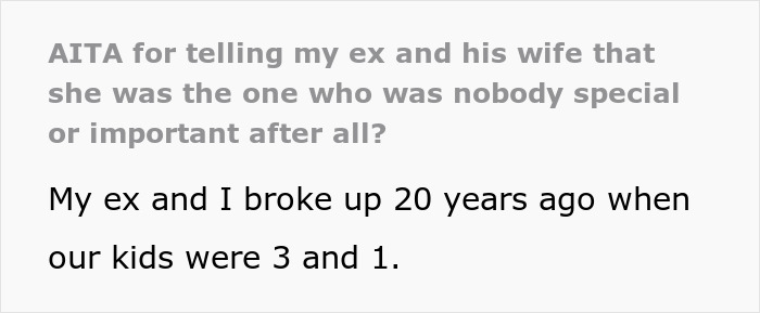 Text excerpt discussing a dad who destroys his marriage and blames his ex after kids choose to go no-contact.