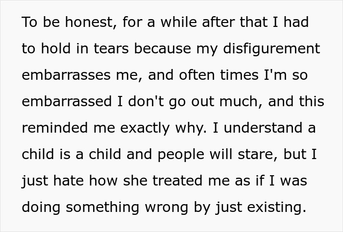Text describing emotional impact of disfigurement on cancer survivor after plane seat ordeal involving entitled lady’s child. Text describing emotional impact of disfigurement on cancer survivor after plane seat ordeal involving entitled lady’s child.