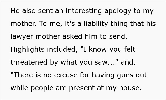 Text excerpt discussing a woman rethinking her relationship after a red-flag argument and fearing for her safety.