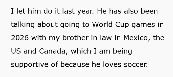 Text about a guy wanting a solo trip while wife cares for 7-year-old and 8-month-old twins, facing reality check. - 4
