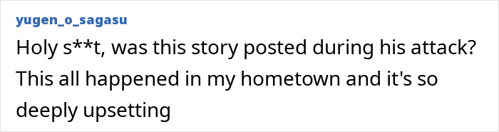 Screenshot of a social media comment reacting to Idaho teen sniper&rsquo;s ominous Instagram story before shooting firefighters.