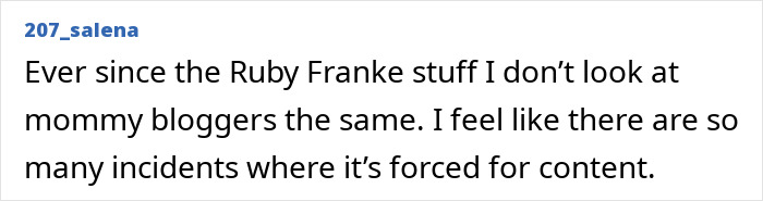 Comment about momfluencer backlash over staging a pretend life beach day with daughter for online fame. Comment about momfluencer backlash over staging a pretend life beach day with daughter for online fame.