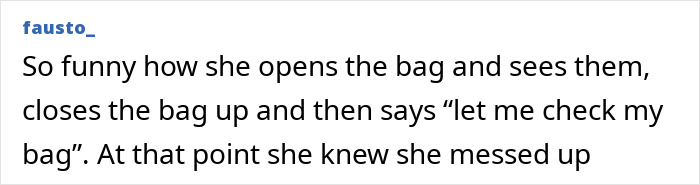 Text comment describing woman attacking bus passenger over stolen AirPods, then finding them in her own bag. - 10