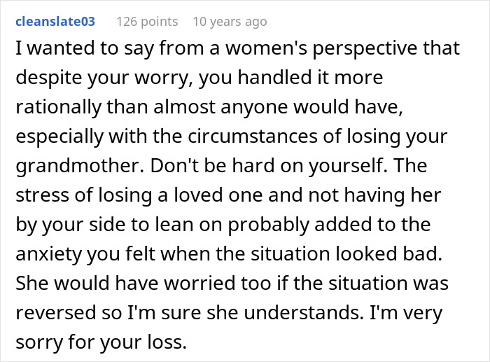 Comment expressing sympathy and understanding about anxiety after best friend saw girlfriend with another man while checking email.