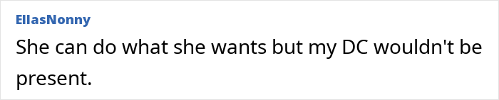 Text saying she can do what she wants but baby&rsquo;s mom feels uncomfortable with MIL demanding a more Christian name.