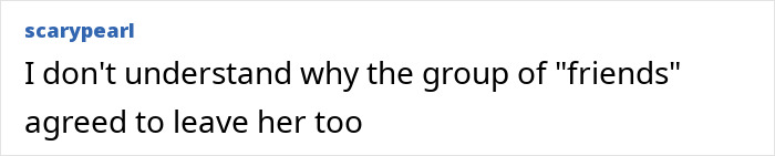 Comment text from user scarypearl questioning why the group of friends left the hiker abandoned inside an active volcano.