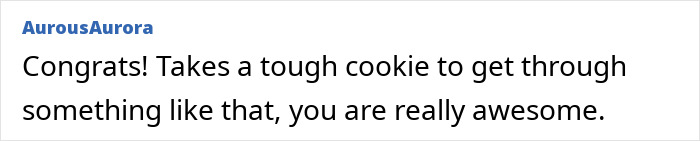 Comment praising a woman burned in gas station explosion, acknowledging her strength and inspiring transformation six years later. - 26