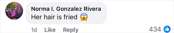 Comment on social media post expressing concern about Christina Aguilera's hair condition, sparking health concerns. Comment on social media post expressing concern about Christina Aguilera's hair condition, sparking health concerns.