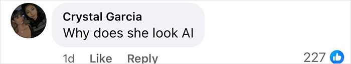 Screenshot of a social media comment questioning Christina Aguilera's appearance and sparking health concerns. Screenshot of a social media comment questioning Christina Aguilera's appearance and sparking health concerns.