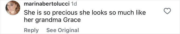 Comment on social media praising Grace Kelly&rsquo;s granddaughter for resembling her grandmother Grace Kelly closely.