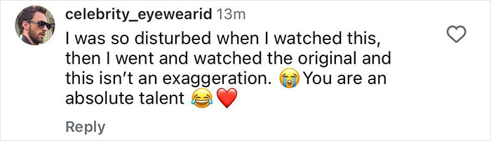 Comment by a user reacting emotionally to a Sydney Sweeney American Eagle jeans ad parody amid ethnic cleansing controversy. - 31