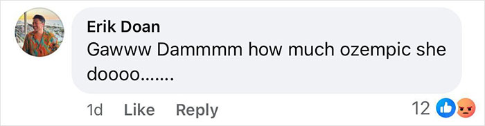 Comment expressing concern about Christina Aguilera's health during her latest public appearance. Comment expressing concern about Christina Aguilera's health during her latest public appearance.