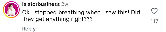 Screenshot of an Instagram comment expressing disbelief and questioning accuracy about Lauren Sanchez&rsquo;s $5 million diamond ring.