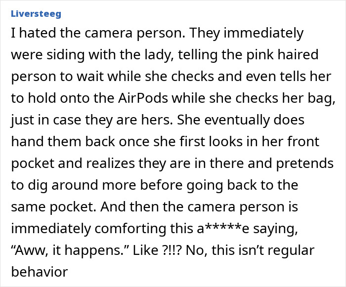 Woman attacks bus passenger suspecting AirPods theft, only to discover them in her own bag during the confrontation.