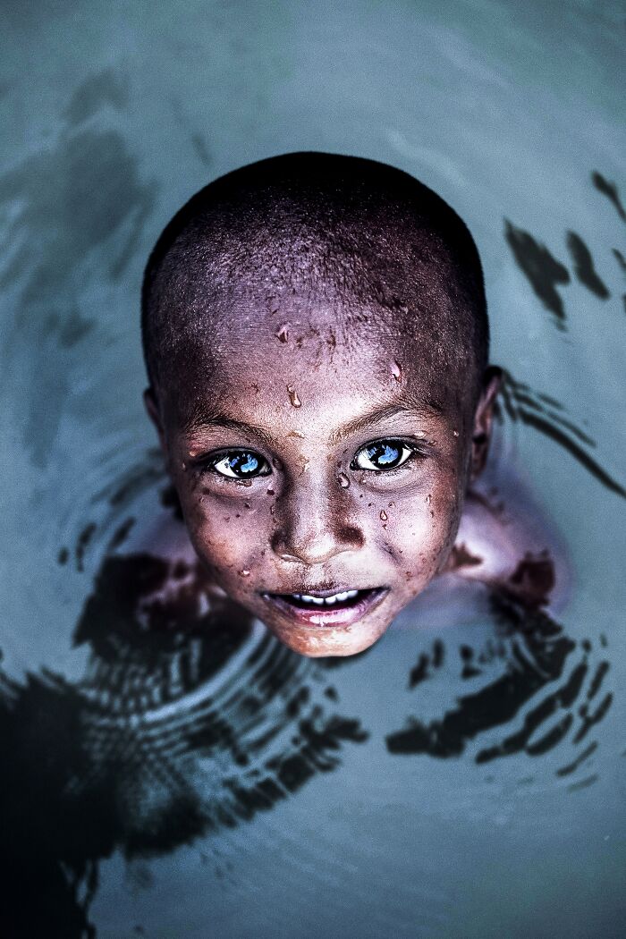 "Reflections At Yangon Port" By Yani Clarke, Australia