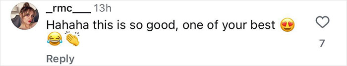 Screenshot of a social media comment praising a comedy parody related to Sydney Sweeney's American Eagle jeans ad. - 24