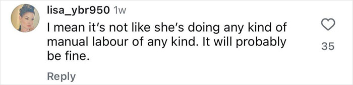 Comment from lisa_ybr950 discussing Lauren Sanchez's 5 million dollar diamond ring and its safety concerns.