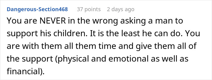 Man facing legal consequences as a deadbeat dad refusing to support his children after denying wife&rsquo;s small favor.