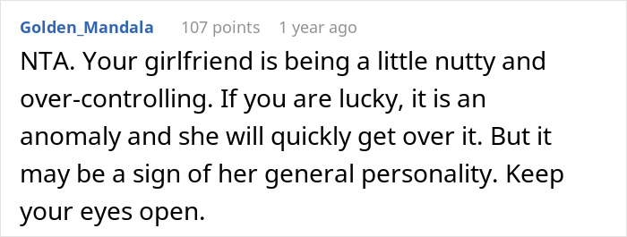 Screenshot of online comment discussing woman furious over partner refusing to rename cat, highlighting relationship conflict. - 20