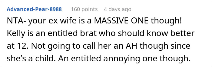 Screenshot of a Reddit comment discussing a mom inviting an unwanted guest to her daughter’s party and the aftermath. Screenshot of a Reddit comment discussing a mom inviting an unwanted guest to her daughter’s party and the aftermath.