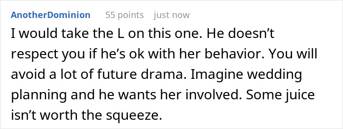 Comment on guy’s female best friend not inviting his girlfriend to surprise birthday party, discussing respect and future drama. - 20