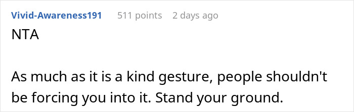 Comment on forum thread supporting 17-year-old upset about shaving head to support 7-year-old with cancer.