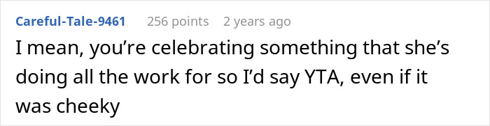 Text post from Reddit discussing man's baby shower with friends, sparking controversy with pregnant ex. - 22