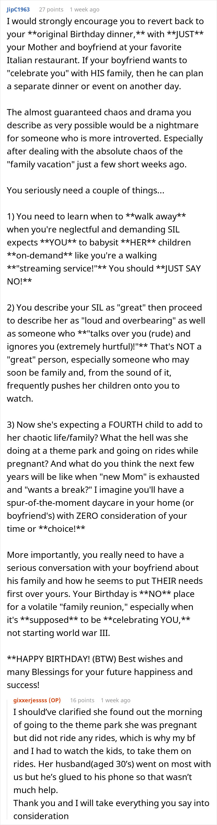 Woman Worried Her “Loud” SIL Will Ruin Her Birthday Dinner, Gets A Surprising Twist
