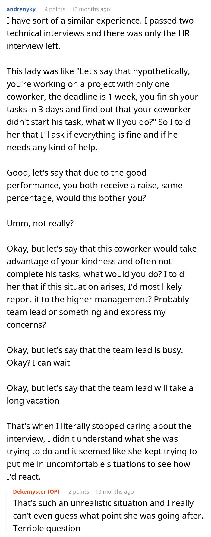 Man upset recruiter judged his work ethics based on random Grand Canyon interview question discussion. - 30