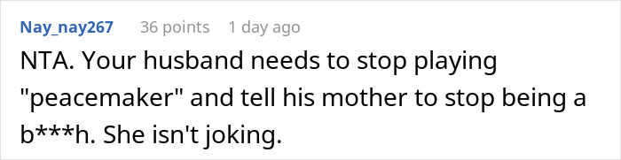 Comment on a discussion forum addressing family conflict with the delivery room baby DNA mentioned. - 21