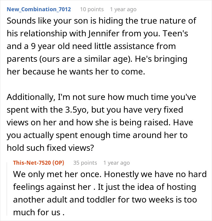 Entitled Woman And Her Kid Want To Vacation At Ex-In-Laws’ House, Get Denied And Spark Drama - 17