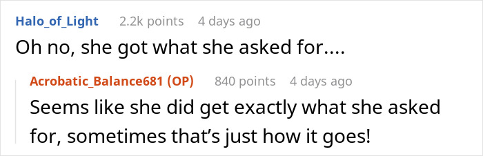 Screenshot of social media comments about the bride telling guests to wear neutrals, then getting upset when no one wore color.