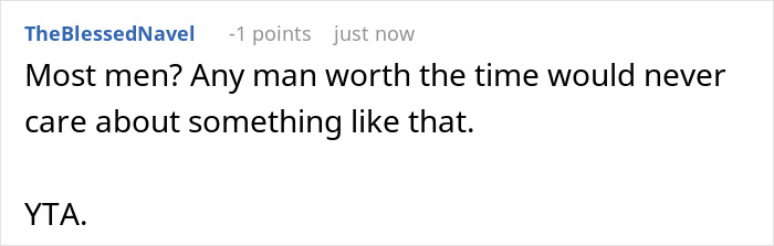 Screenshot of an online comment discussing a man using Titanic to explain why a friend's tattoo is ruining her love life.