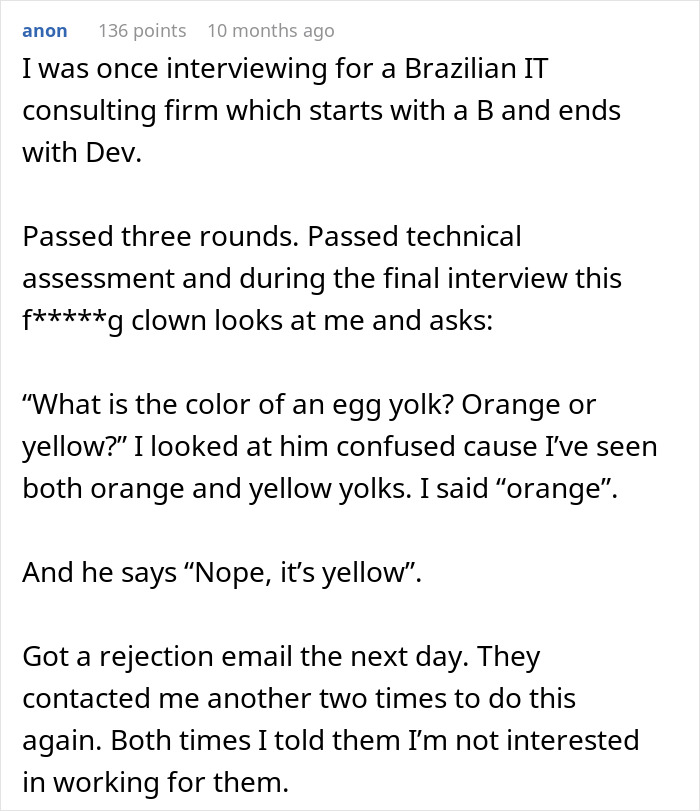 Man upset after recruiter judged his work ethics based on a random interview question about the Grand Canyon. - 28