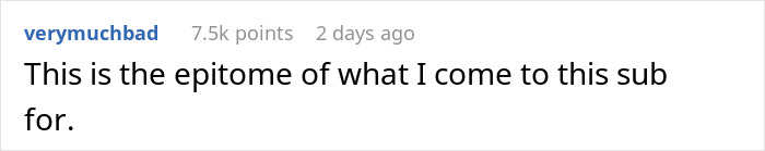 Reddit comment expressing enthusiasm, posted by verymuchbad with 7.5k points and mentioning Stargate spoilers payback.