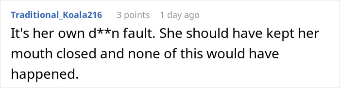 Screenshot of a social media comment discussing conflict and misunderstanding between co-parents related to CPS involvement.