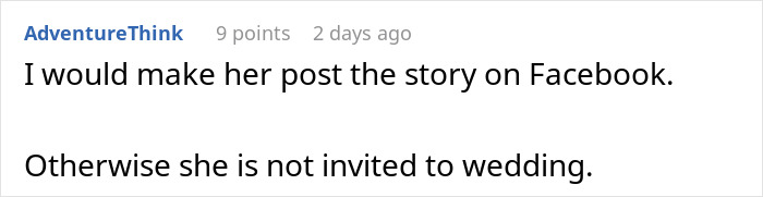 Screenshot of a Reddit comment discussing a family heirloom given by a mother-in-law, questioning its value.