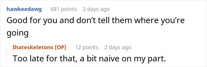 Screenshot of an online conversation about an employee leaving a company after a wage reduction. - 16