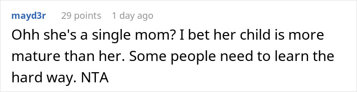 Screenshot of an online comment discussing a nurse and a family-related accusation in a social media thread. Screenshot of an online comment discussing a nurse and a family-related accusation in a social media thread.