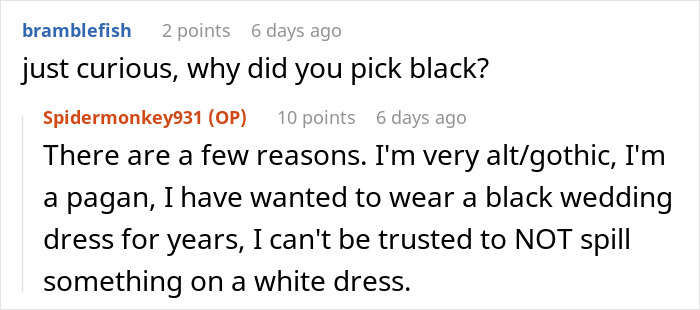 Screenshot of a forum discussion about a fiancé’s female friend demanding a speech, matching dress, and best man role. - 20